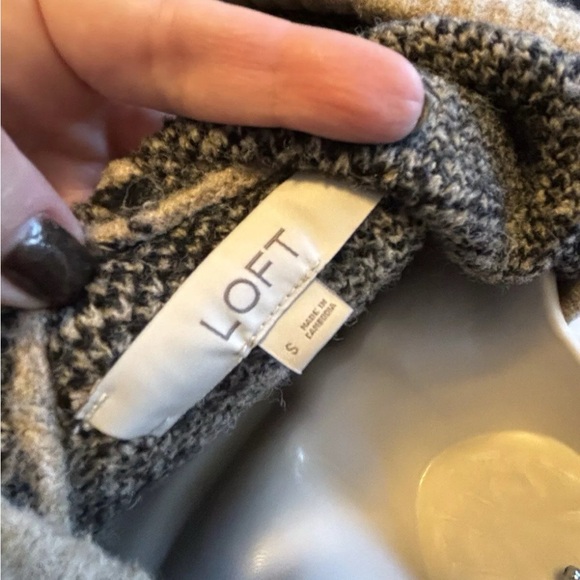 Loft Leopard Fleece Hoodie size S - Picture 3 of 3